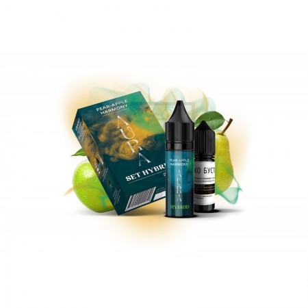 Набір Aura Hybrid Pear Apple Harmony (Яблуко, Груша) 10ml/30mg  Набір Aura Hybrid Pear Apple Harmony (Яблуко, Груша) 10ml/30mg