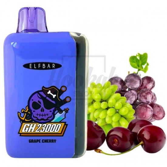 Електронна сигарета Elf Bar GH23000 Grape Cherry (Виноград Вишня) Електронна сигарета Elf Bar GH23000 Grape Cherry (Виноград Вишня)