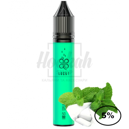 Рідина Lucky Spearmint (м'ята жуйка) 5% 30мл