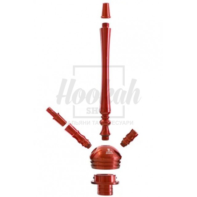 Кальян Kaya Elox 30CМ Clear Alum Plug Red 2S Кальян Kaya Elox 30CМ Clear Alum Plug Red 2S