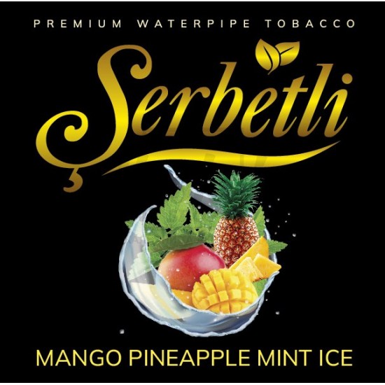 Тютюн Serbetli Mango Pineapple Mint Ice (Манго Ананас М'ята Лід) 100 гр Тютюн Serbetli Mango Pineapple Mint Ice (Манго Ананас М'ята Лід) 100 гр