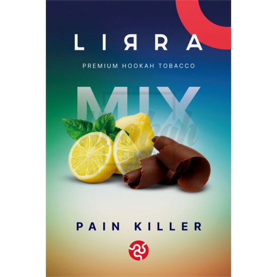 Тютюн Lirra Pain Killer (Лимон Шоколад М'ята) 50 гр Тютюн Lirra Pain Killer (Лимон Шоколад М'ята) 50 гр