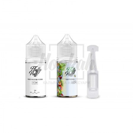 Набір Fluffy Puff Kiwi Passion Ice (Кiвi Маракуйя Айс) 30ml/50mg Salt Nic Набір Fluffy Puff Kiwi Passion Ice (Кiвi Маракуйя Айс) 30ml/50mg Salt Nic