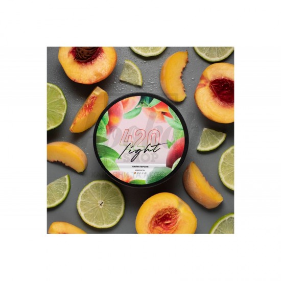 Заправка 420 Light Лайм Персик (Lime Peach) 100 g. 