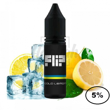 Жидкость Flip 5% 15мл Cold Lemon (холодный лимон) Жидкость Flip 5% 15мл Cold Lemon (холодный лимон)