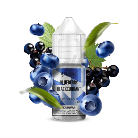 Жидкость SOLANA LIQUID - Blueberry Blackcurrant (Черника Смородина) 30мл 5% Жидкость SOLANA LIQUID - Blueberry Blackcurrant (Черника Смородина) 30мл 5%