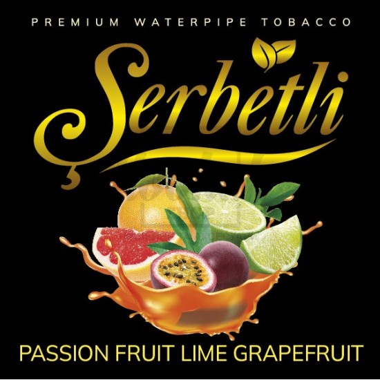 Тютюн Serbetli Passion Fruit Lime Grapefruit (Маракуйя Лайм Грейпфрут) 100 гр Тютюн Serbetli Passion Fruit Lime Grapefruit (Маракуйя Лайм Грейпфрут) 100 гр