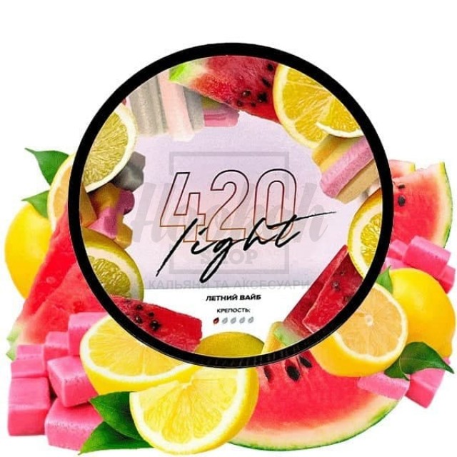 Тютюн 4:20 Light Line Літній Вайб (Апельсин Кавун Жуйка) 100 гр Тютюн 4:20 Light Line Літній Вайб (Апельсин Кавун Жуйка) 100 гр