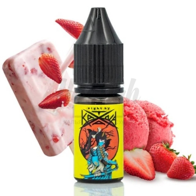 Рідина Eight by Katana 5% 10мл Strawberry Ice Cream (полуничне морозиво) Рідина Eight by Katana 5% 10мл Strawberry Ice Cream (полуничне морозиво)
