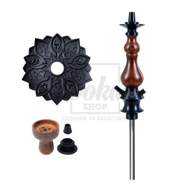 Шахта для кальяну Karma 0.1 BROWN коричнева + блюдце Шахта для кальяну Karma 0.1 BROWN коричнева + блюдце