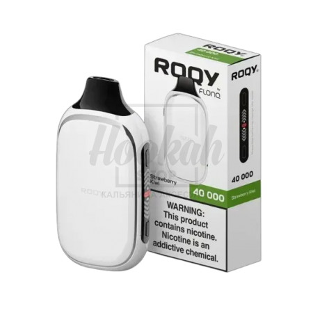 Електронна сигарета Roqy 40000 White Strawberry Kiwi (Полуниця Ківі) Електронна сигарета Roqy 40000 White Strawberry Kiwi (Полуниця Ківі)