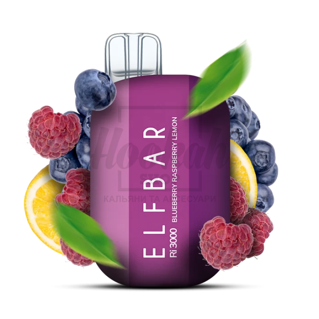 Електронна сигарета Elf Bar RI3000 Blueberry Raspberry Lemon (Чорниця Малина Лимон) Електронна сигарета Elf Bar RI3000 Blueberry Raspberry Lemon (Чорниця Малина Лимон)