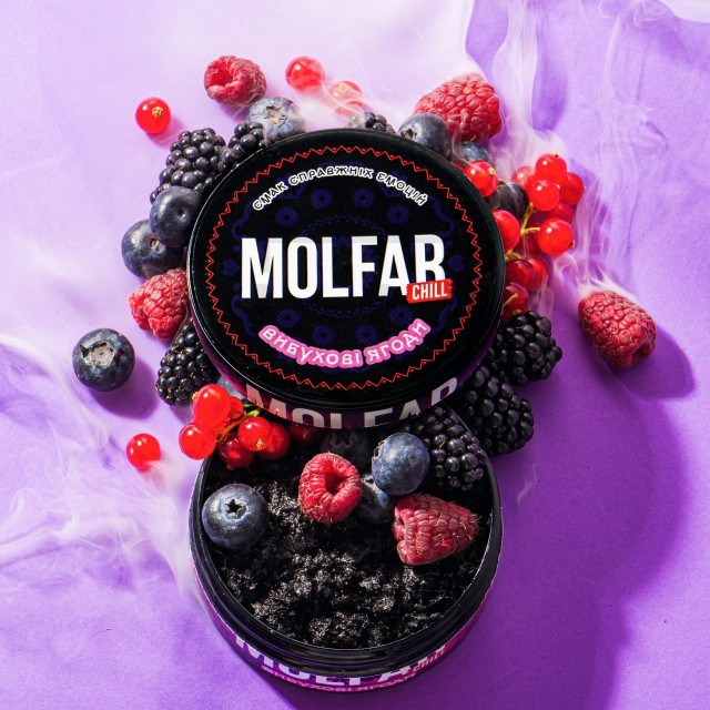 Табак Molfar Chill Line Вибухові Ягоди (Черника Малина Лёд) 100гр Табак Molfar Chill Line Вибухові Ягоди (Черника Малина Лёд) 100гр