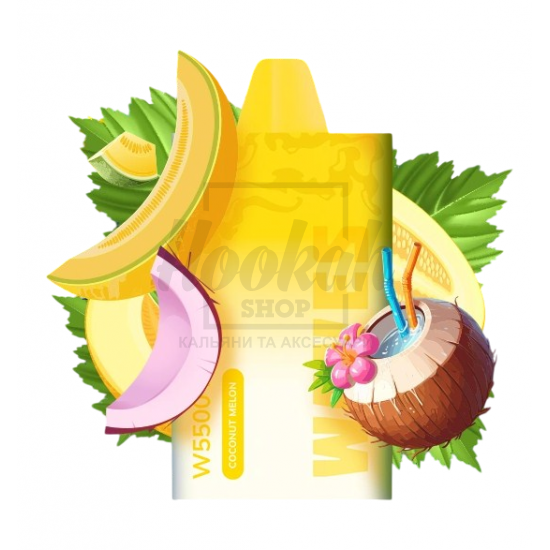 Електронна сигарета Waves W5500 Maxx Coconut Melon (Кокос Диня) Електронна сигарета Waves W5500 Maxx Coconut Melon (Кокос Диня)