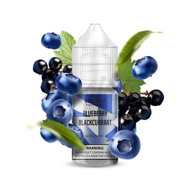 Рідина SOLANA LIQUID 5% 30мл Blueberry Blackcurrant (чорниця смородина) Рідина SOLANA LIQUID 5% 30мл Blueberry Blackcurrant (чорниця смородина)