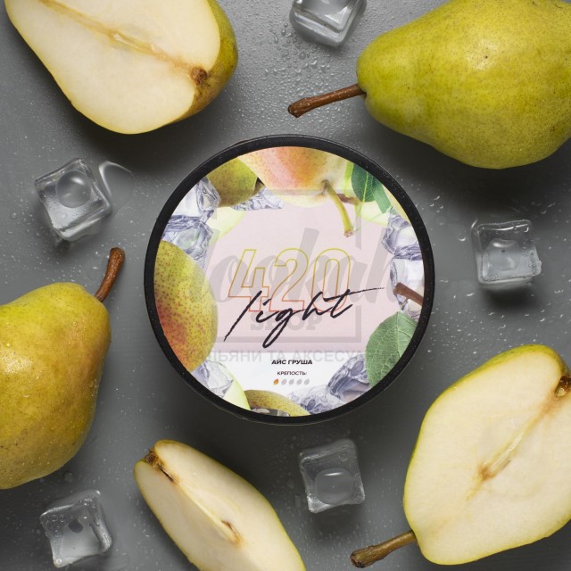 Тютюн 4:20 Light Line Айс Pear (Льод Груша) 100 гр Тютюн 4:20 Light Line Айс Pear (Льод Груша) 100 гр