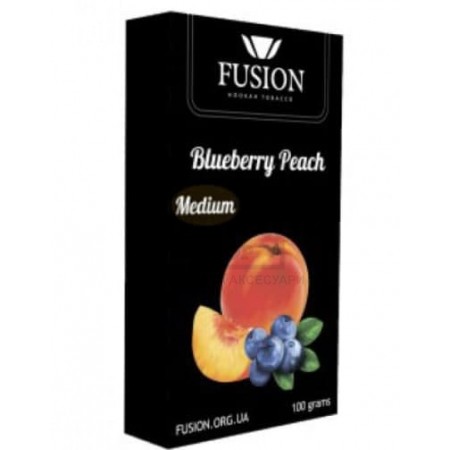 Тютюн Fusion Medium Blueberry Peach (Ф'южн Чорниця Персик) 100 гр Тютюн Fusion Medium Blueberry Peach (Ф'южн Чорниця Персик) 100 гр