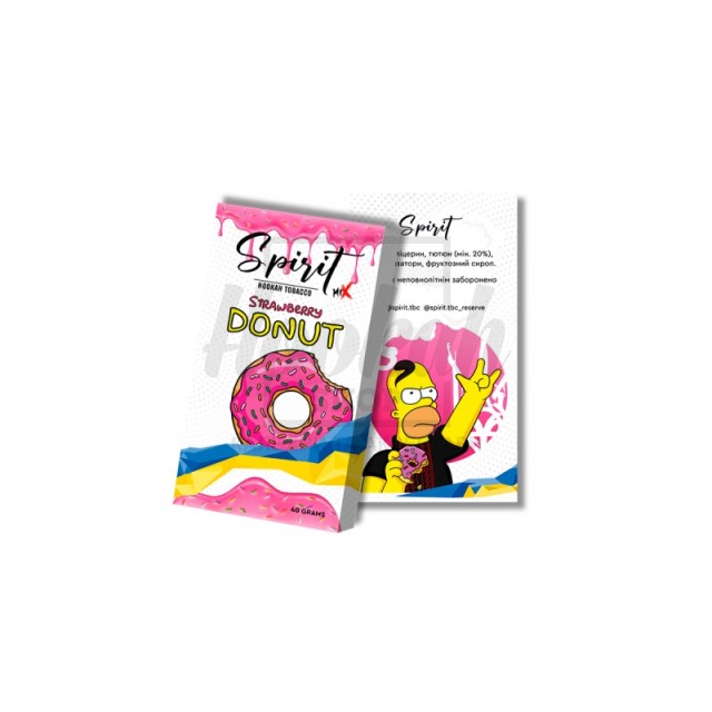 Заправка Spirit Strawberry Donut Mix (Полуниця Пончик) 40 g. Заправка Spirit Strawberry Donut Mix (Полуниця Пончик) 40 g.