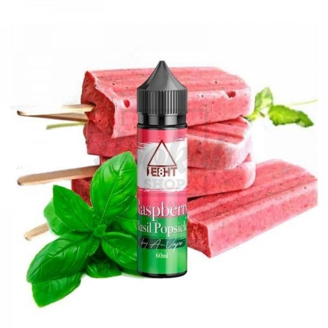 Рідина 1E8TH 3% 60мл Raspberry Popsicle (малинове морозиво базилік)