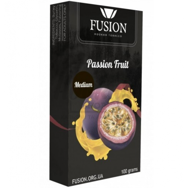 Тютюн Fusion Medium Passion Fruit (Маракуя) 100 гр Тютюн Fusion Medium Passion Fruit (Маракуя) 100 гр