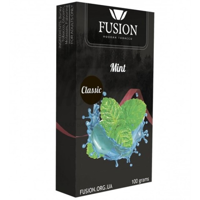 Тютюн Fusion Classic Mint (М'ята) 100 гр Тютюн Fusion Classic Mint (М'ята) 100 гр