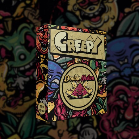 Табак Creepy Double Melon (Арбуз Дыня) 100 гр Табак Creepy Double Melon (Арбуз Дыня) 100 гр