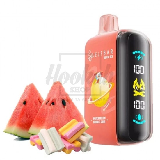 Електронна сигарета Elf Bar RAYA D3 25000 Watermelon Bubble Gum (Кавунова Жуйка) Електронна сигарета Elf Bar RAYA D3 25000 Watermelon Bubble Gum (Кавунова Жуйка)