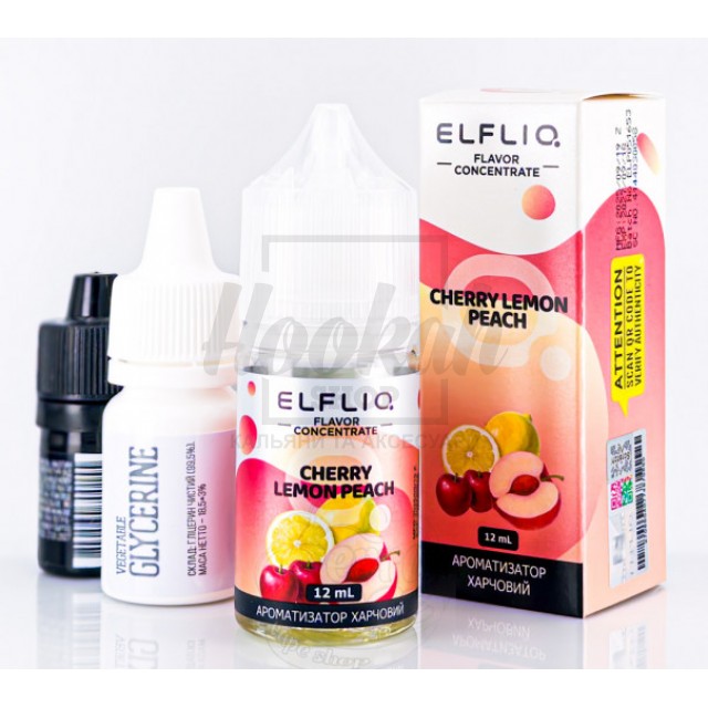 Рідина Набір Elf Liq Cherry Lemon Peach (Вишня Лимон Персик) 5% 30мл Рідина Набір Elf Liq Cherry Lemon Peach (Вишня Лимон Персик) 5% 30мл