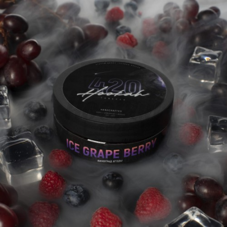Тютюн 4:20 Ice Grape Berry (Льод Виноград Ожина Малина) 100 гр Тютюн 4:20 Ice Grape Berry (Льод Виноград Ожина Малина) 100 гр