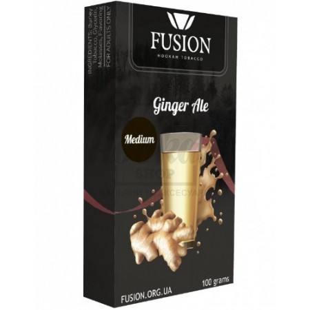 Тютюн Fusion Medium Ginger Ale (Імбірний Ель) 100 гр Тютюн Fusion Medium Ginger Ale (Імбірний Ель) 100 гр
