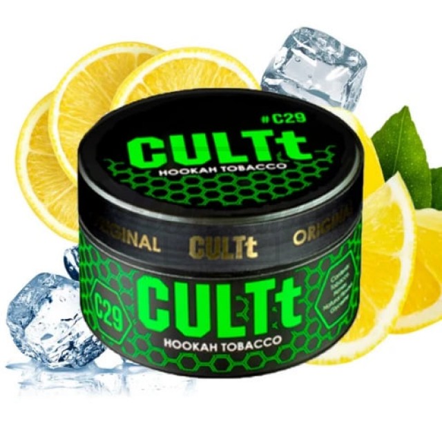 Тютюн CULT C29 Lemon Ice (Лимон Лід) 100 г Тютюн CULT C29 Lemon Ice (Лимон Лід) 100 г