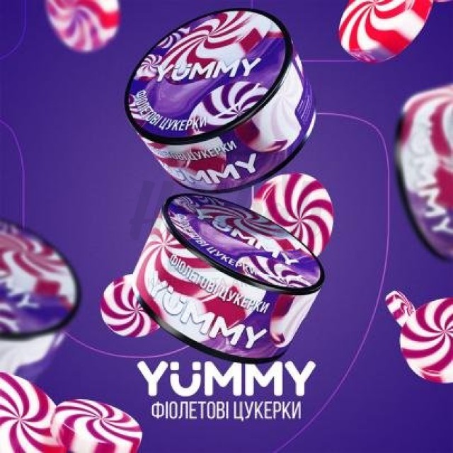Тютюн Yummy Фіолетові Цукерки (Ягідні Цукерки) 100 гр Тютюн Yummy Фіолетові Цукерки (Ягідні Цукерки) 100 гр