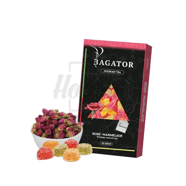 Бестабачная смесь Bagator Rose  Marmelade (Роза Мармелад) 50гр