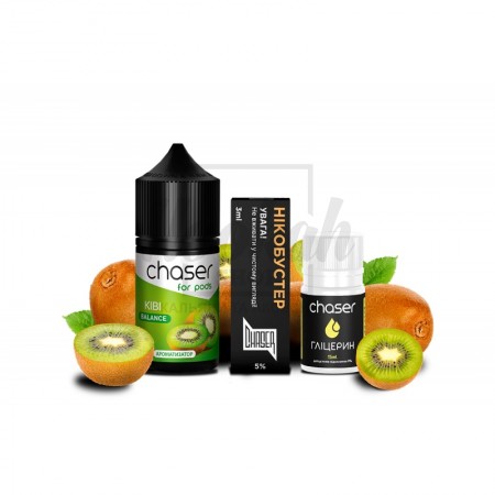 Набір Chaser For Pods Кiвi (Kiwi) 30ml/50mg Набір Chaser For Pods Кiвi (Kiwi) 30ml/50mg