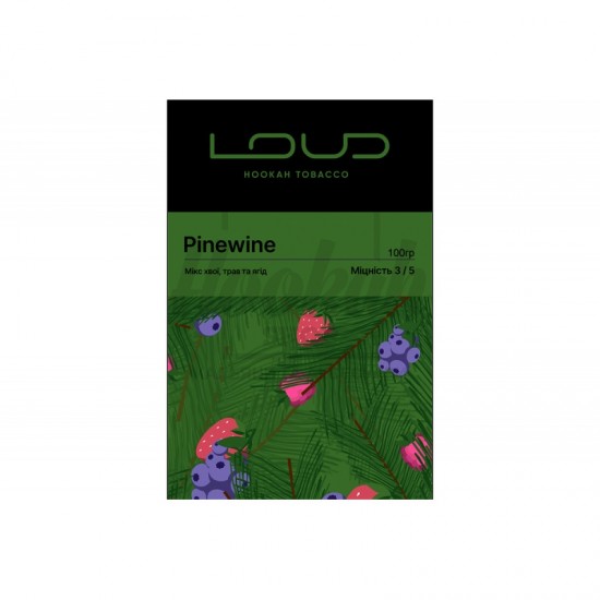  Заправка Loud Pinewine (Микс Хвои, Трав и Ягод) 100 g.