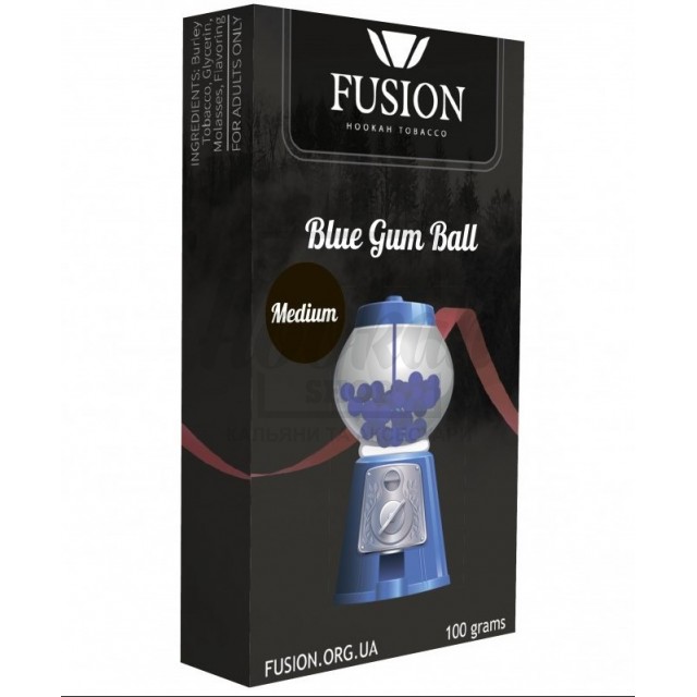 Тютюн Fusion Medium Blue gum ball (Ф'южн Чорниця) 100 гр