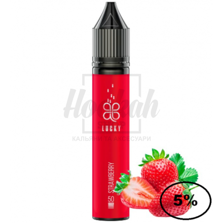 Жидкость Lucky 5% 30мл Strawberry (клубника)