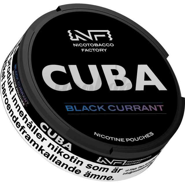 Снюс Cuba Black Blackcurrant 43 mg/pouch 66 mg/g (Чорна Смородина) Снюс Cuba Black Blackcurrant 43 mg/pouch 66 mg/g (Чорна Смородина)