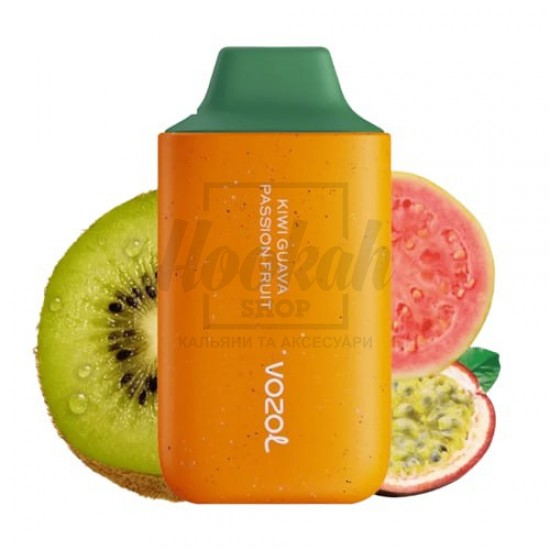 Електронна сигарета Vozol 6000 Kiwi Guava Passion Fruit (ківі маракуйя гуава)