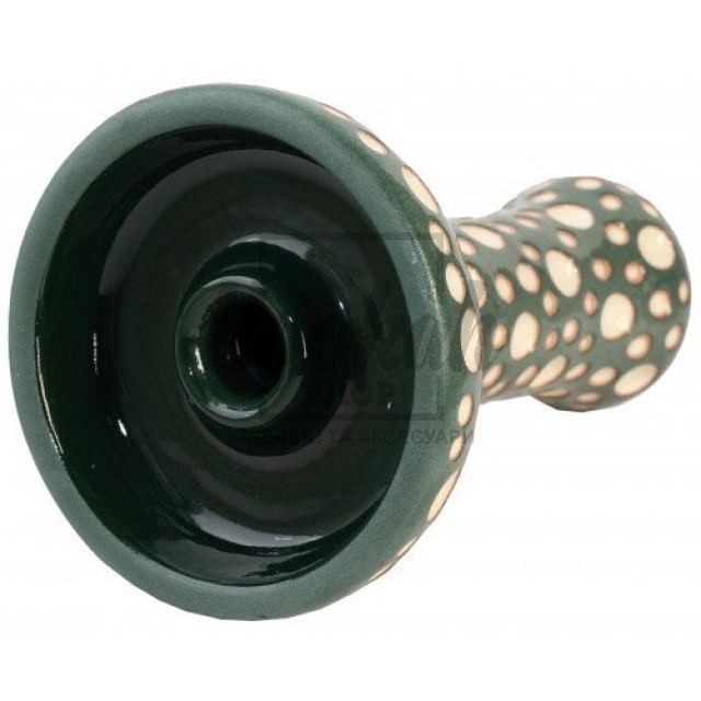 Чаша Etna Phunnel Dot Glaze Dark Green Чаша Etna Phunnel Dot Glaze Dark Green
