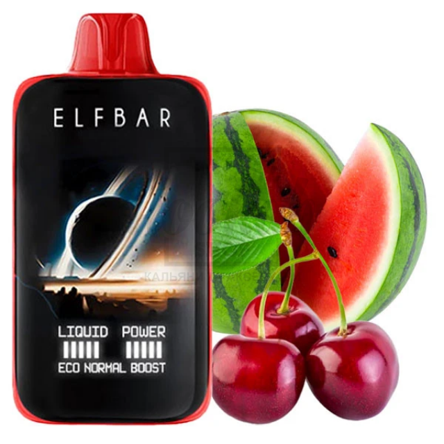 Електронна сигарета Elf Bar MoonNight 40000 Cherry Watermelon (Вишня Кавун)