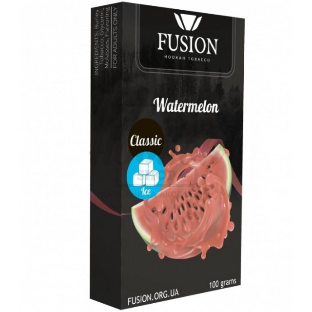 Тютюн Fusion Classic Ice Watermelon (Льод Кавун) 100 гр Тютюн Fusion Classic Ice Watermelon (Льод Кавун) 100 гр