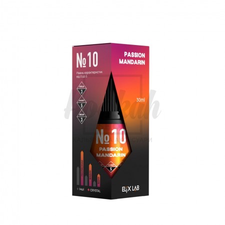 Рідина Elix Crystal Passion Mandarin (Маракуя Мандарин) 30мл 5% Рідина Elix Crystal Passion Mandarin (Маракуя Мандарин) 30мл 5%