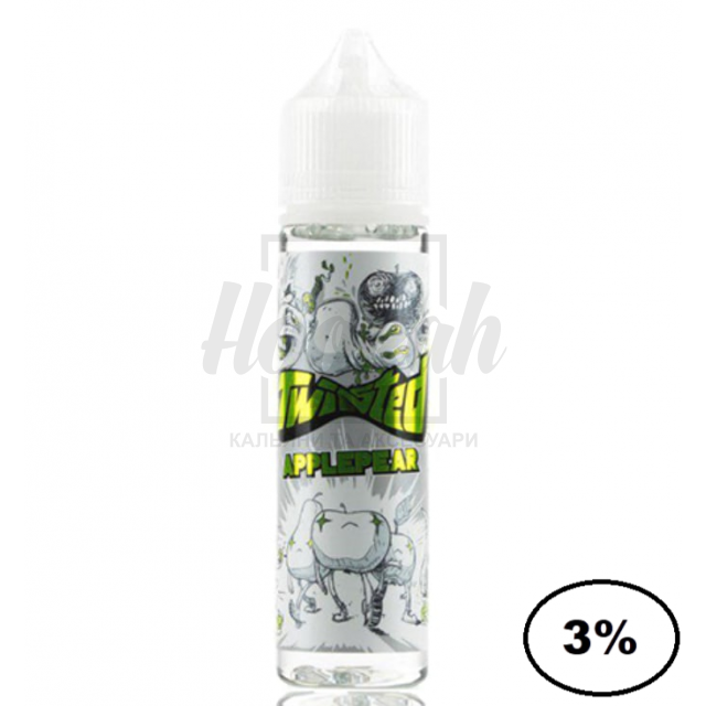 Рідина Twisted 3% 60мл Applepear (яблуко груша) Рідина Twisted 3% 60мл Applepear (яблуко груша)