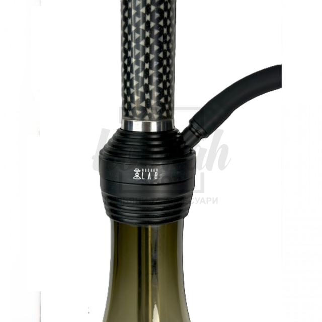 Кальян Hookah Lab Epoxide Black (сіра колба)