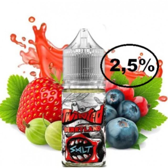 Рідина Twisted Berryland (Ягідний Мікс) 30мл 2,5% Рідина Twisted Berryland (Ягідний Мікс) 30мл 2,5%