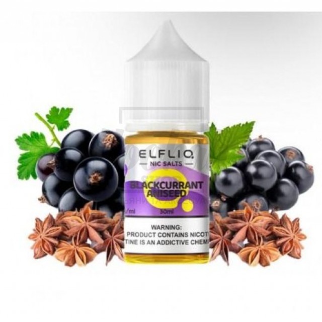 Рідина Elf Liq Blackcurrant Aniseed (Чорна Смородина Аніс) 30мл 5% Рідина Elf Liq Blackcurrant Aniseed (Чорна Смородина Аніс) 30мл 5%