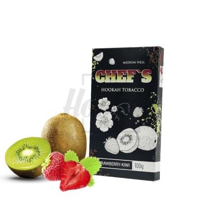 Тютюн Chefs Strawberry Kiwi (Полуниця Ківі) 100 гр