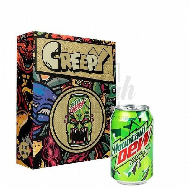 Тютюн Creepy Mountain Dew (Mountain Dew) 100 гр Тютюн Creepy Mountain Dew (Mountain Dew) 100 гр