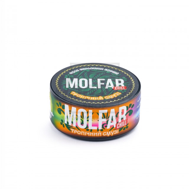 Тютюн Molfar Chill Line Тропічний Смузі (манго апельсин ананас лід) 100гр Тютюн Molfar Chill Line Тропічний Смузі (манго апельсин ананас лід) 100гр